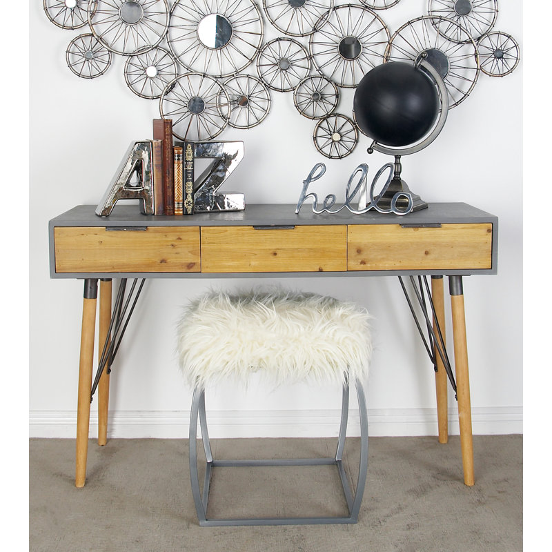Cole & Grey Wood and Metal Console Table & Reviews Wayfair
